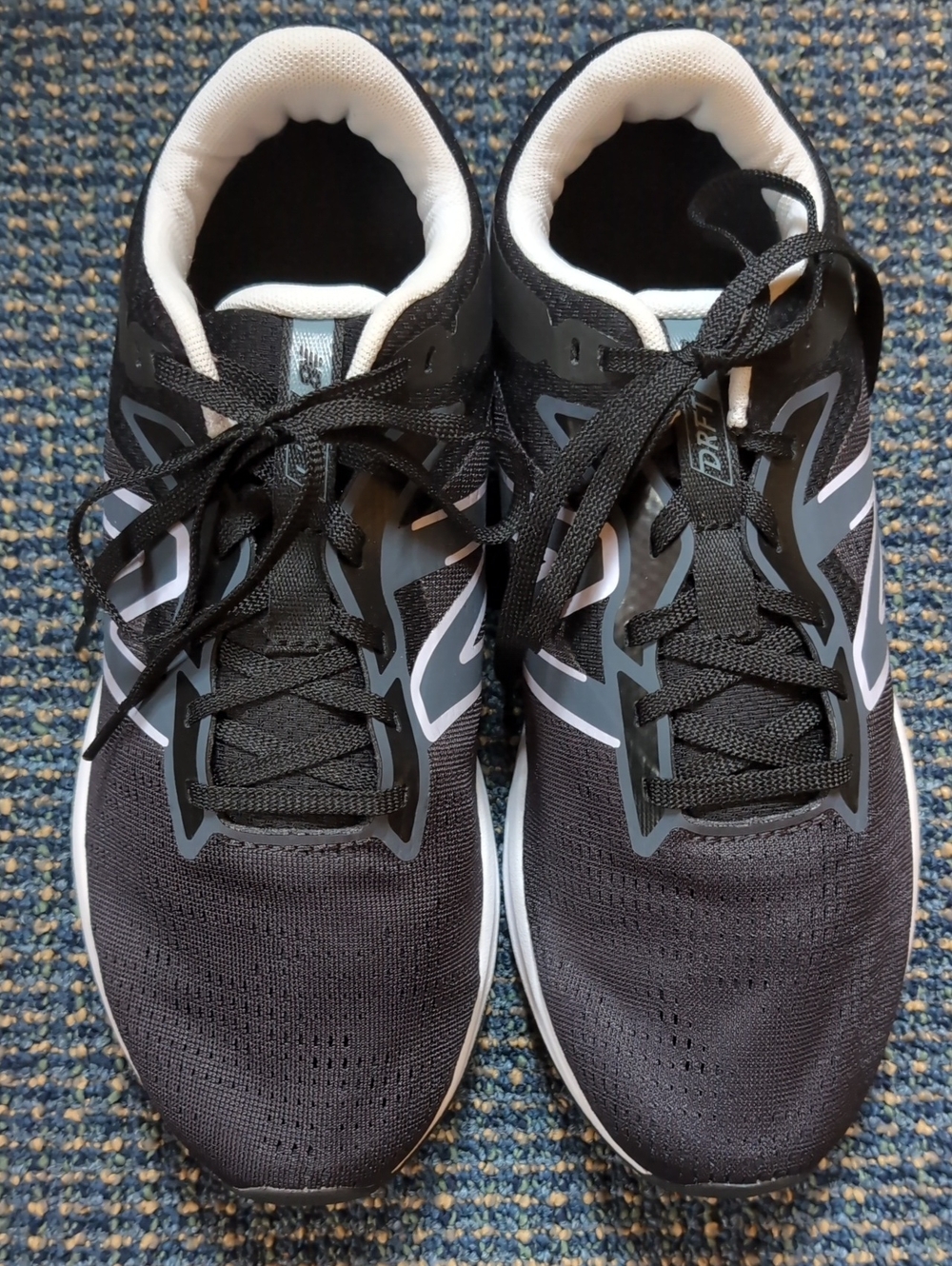 New Balance Black and Gray Athletic Sneakers